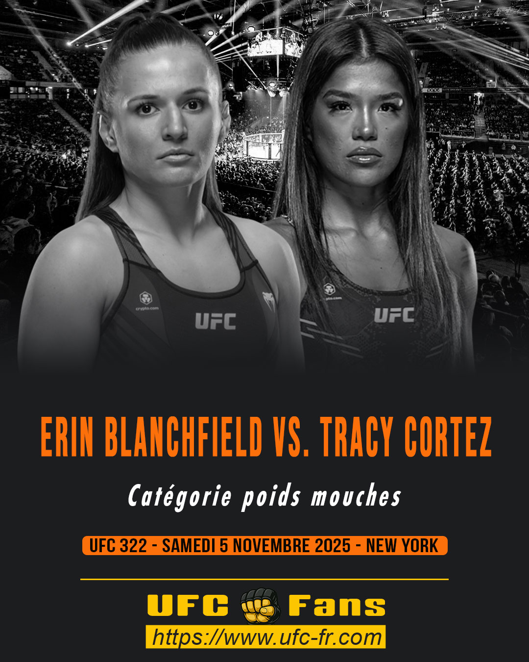 UFC 322 - Erin Blanchfield vs Tracy Cortez