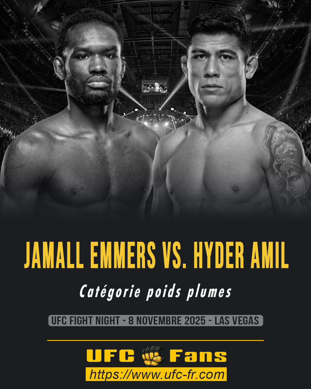 UFC ON ESPN 73 - Jamall Emmers vs Hyder Amil