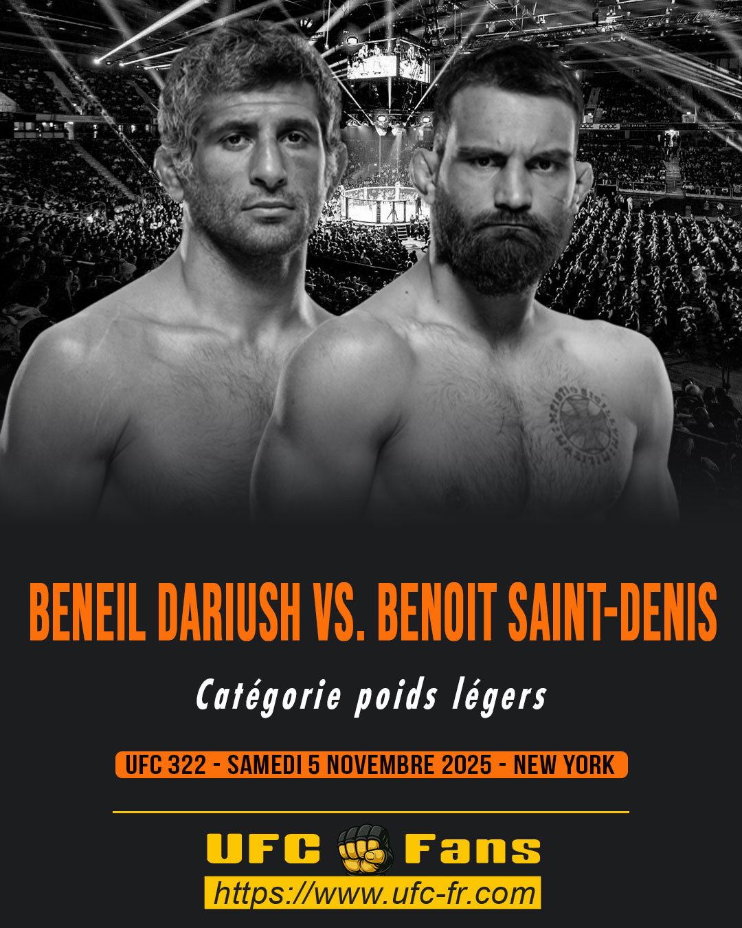 UFC 322 - Beneil Dariush vs Benoit Saint-Denis