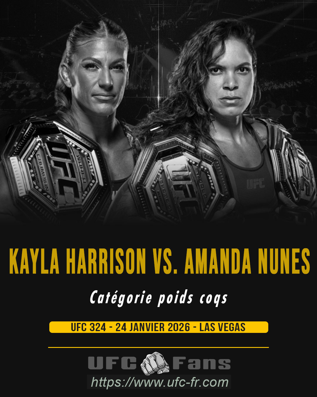 UFC 324 - Kayla Harrison vs Amanda Nunes