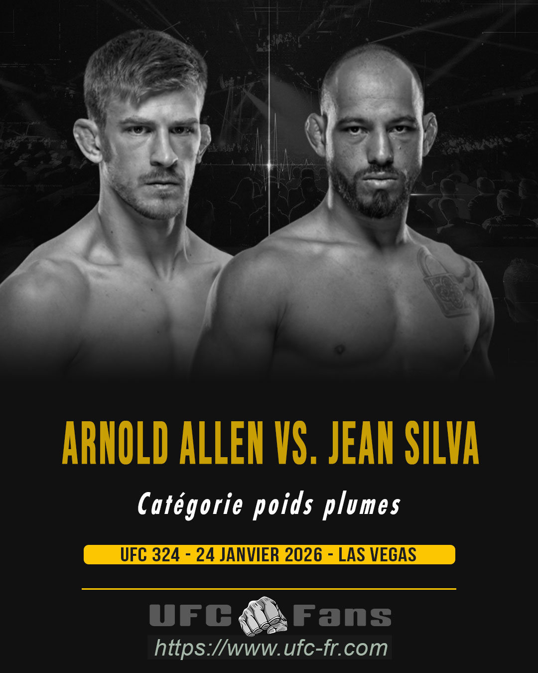 UFC 324 - Arnold Allen vs Jean Silva