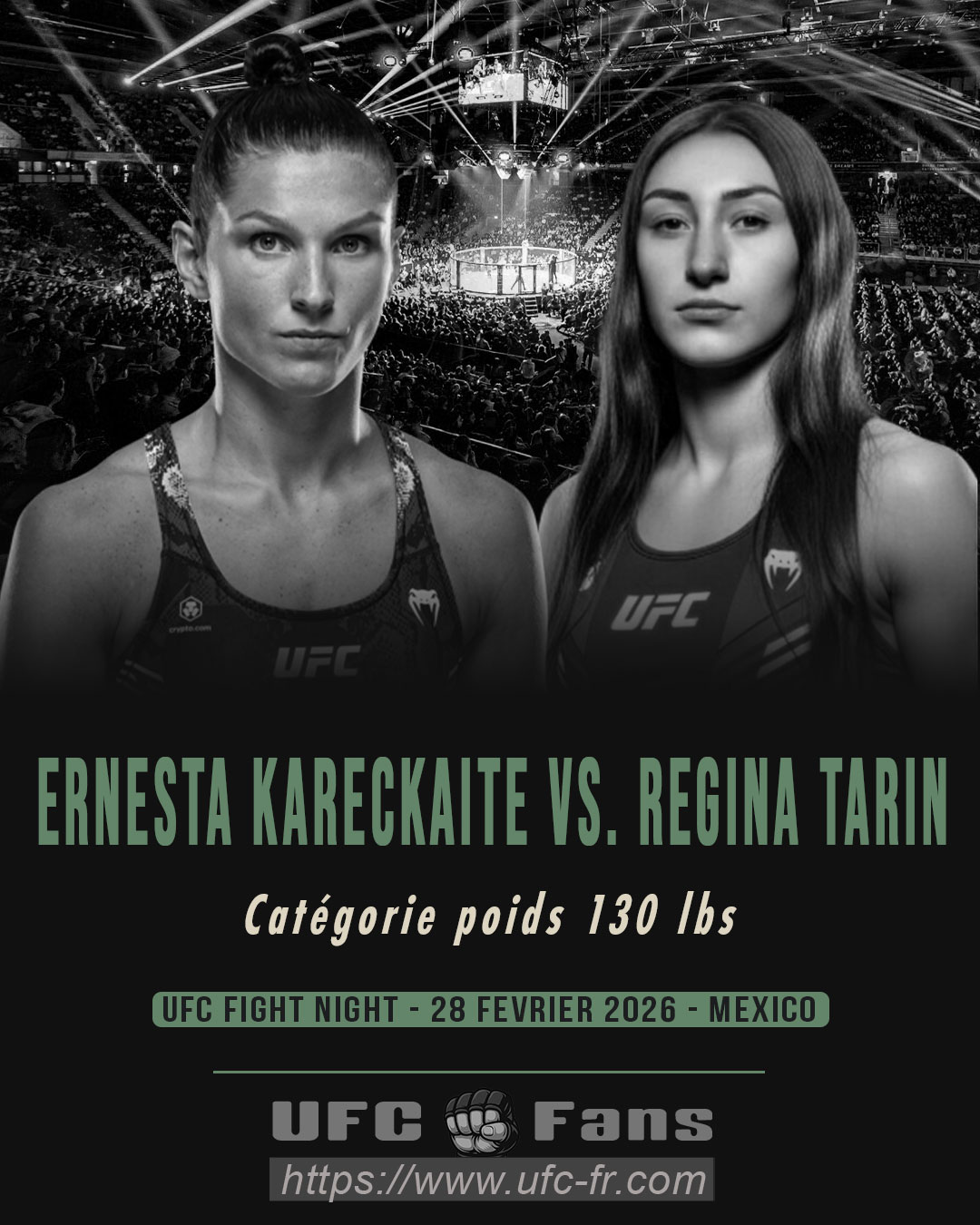 UFC FIGHT NIGHT 268 - Ernesta Kareckaite vs Regina Tarin