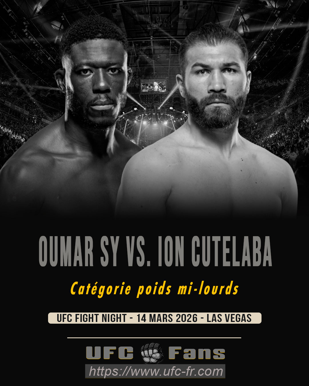 UFC FIGHT NIGHT 269 - Oumar Sy vs Ion Cutelaba