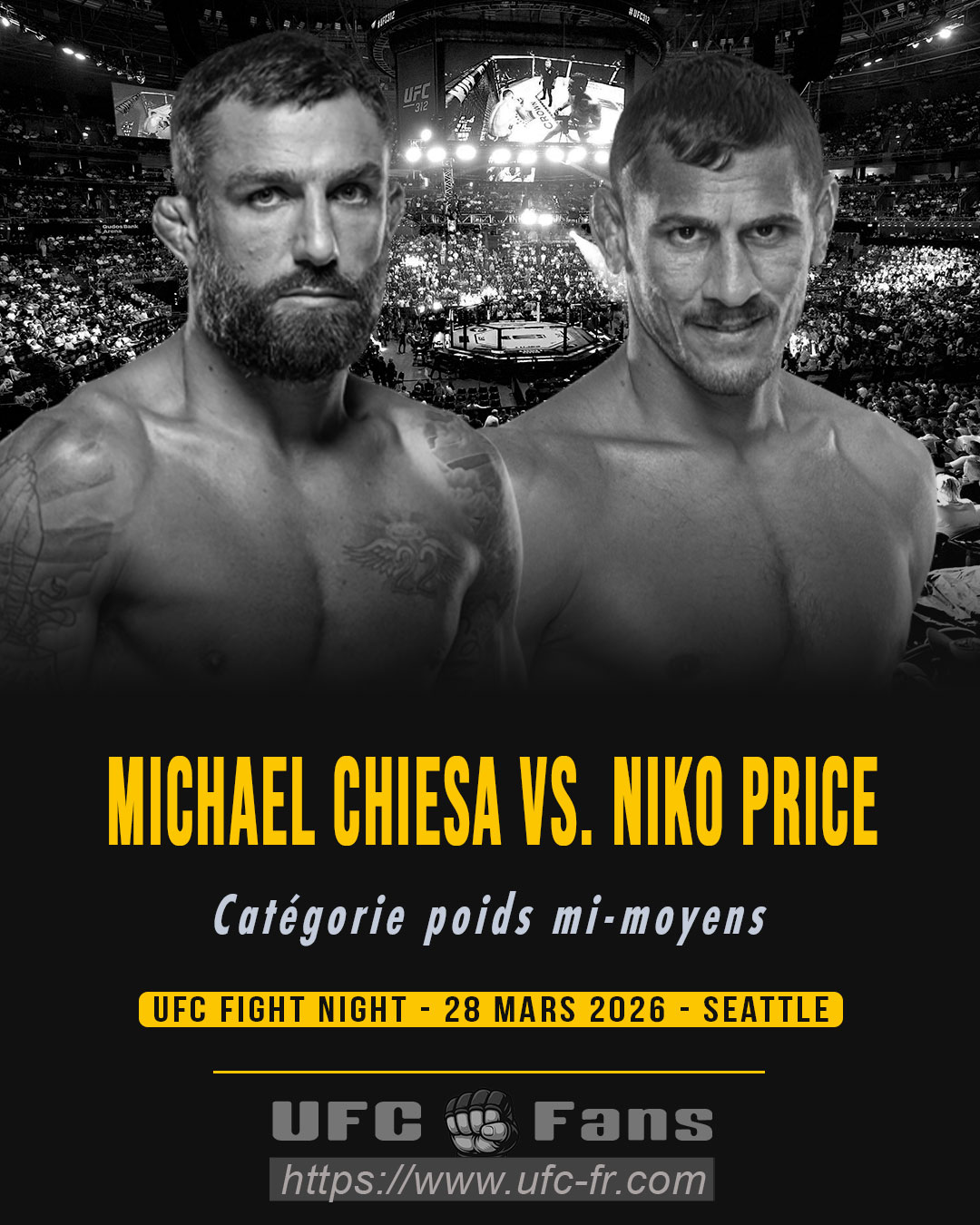 UFC FIGHT NIGHT 271 - Michael Chiesa vs Niko Price