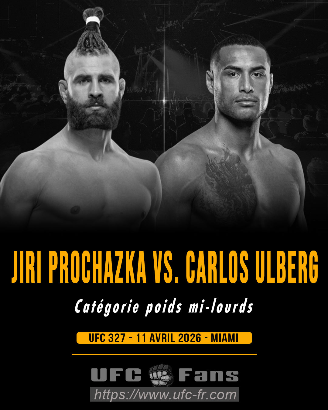 UFC 327 - Jiri Prochazka vs Carlos Ulberg