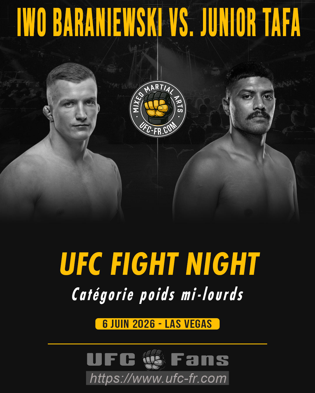UFC FIGHT NIGHT 278 - Iwo Baraniewski vs Junior Tafa