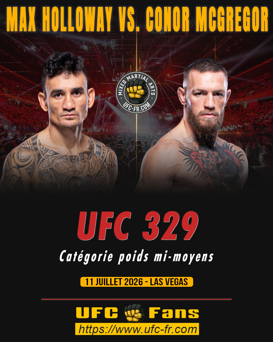 UFC 329 - Max Holloway vs Conor McGregor UFC 329 - Max Holloway vs Conor McGregor