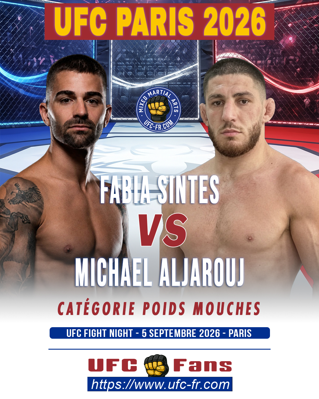 UFC FIGHT NIGHT 287 - Fabia Sintes vs Michael Aljarouj UFC FIGHT NIGHT 287 - Fabia Sintes vs Michael Aljarouj