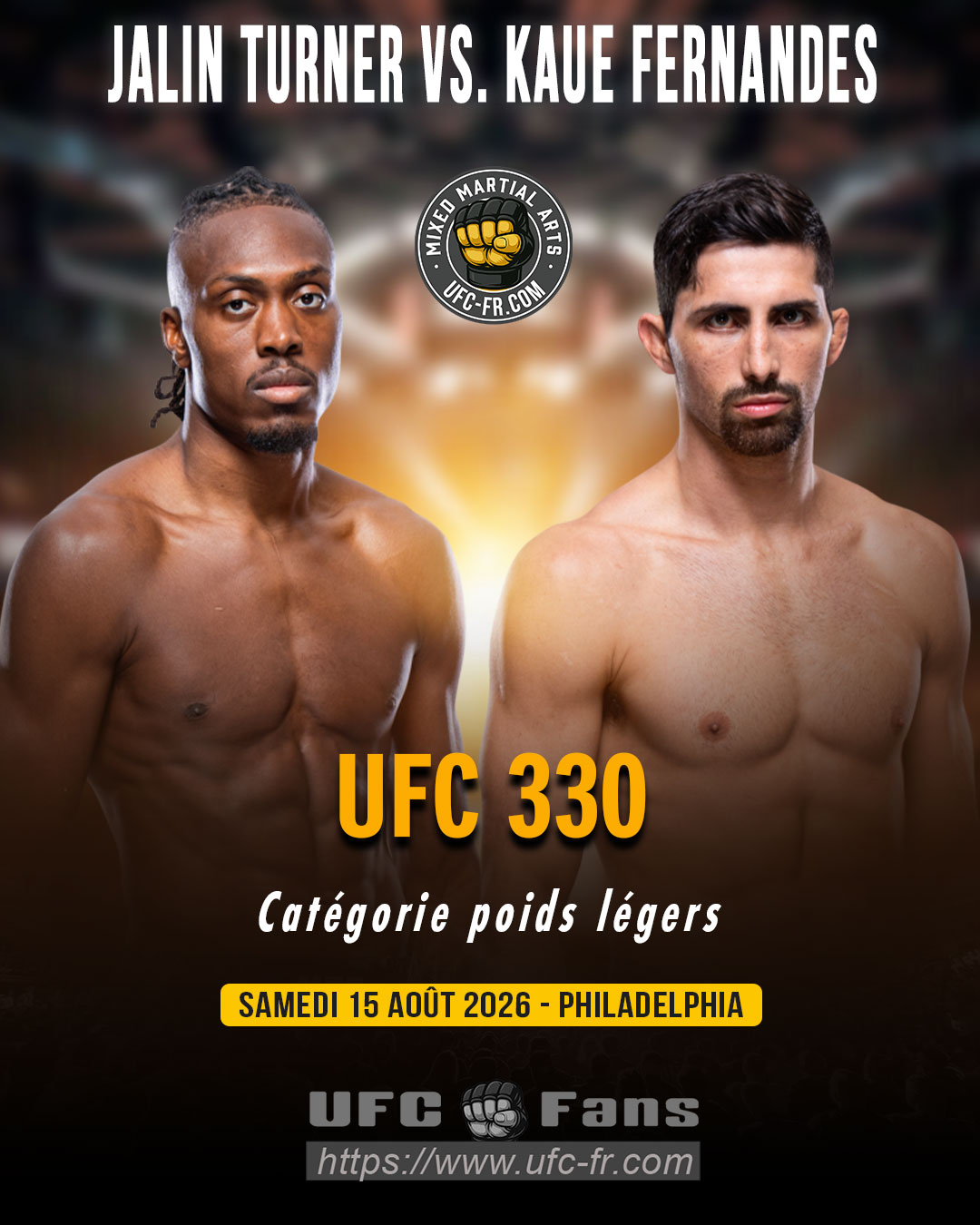 UFC 330 - Jalin Turner vs Kaue Fernandes UFC 330 - Jalin Turner vs Kaue Fernandes