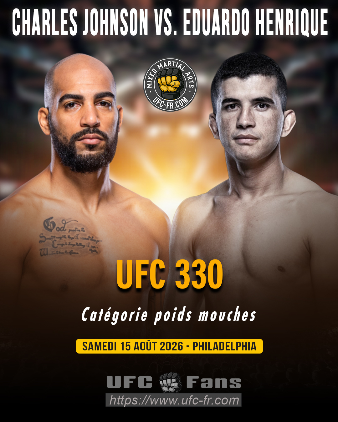 UFC 330 - Charles Johnson vs Eduardo Henrique UFC 330 - Charles Johnson vs Eduardo Henrique