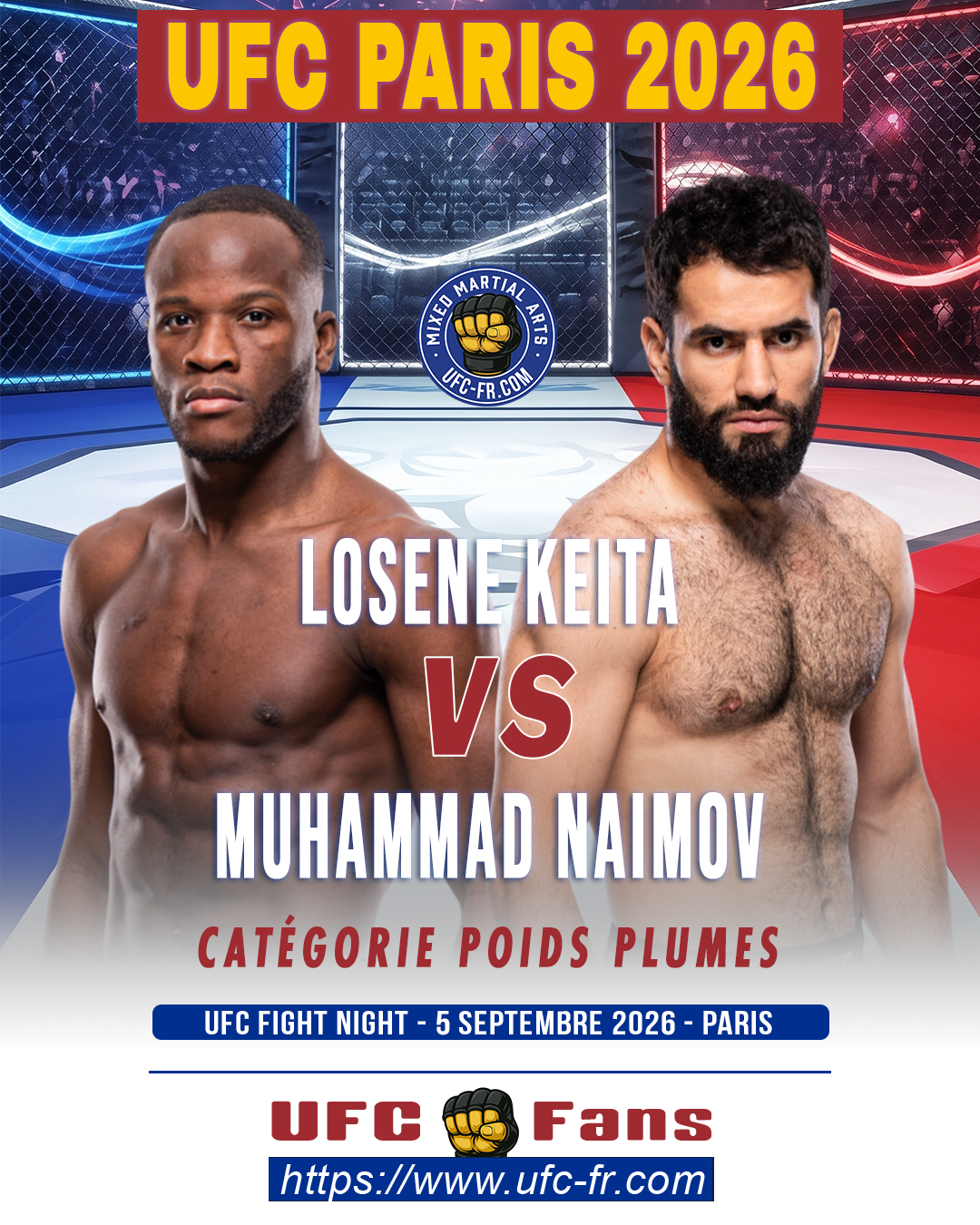 UFC FIGHT NIGHT 287 - Losene Keita vs Muhammad Naimov UFC FIGHT NIGHT 287 - Losene Keita vs Muhammad Naimov