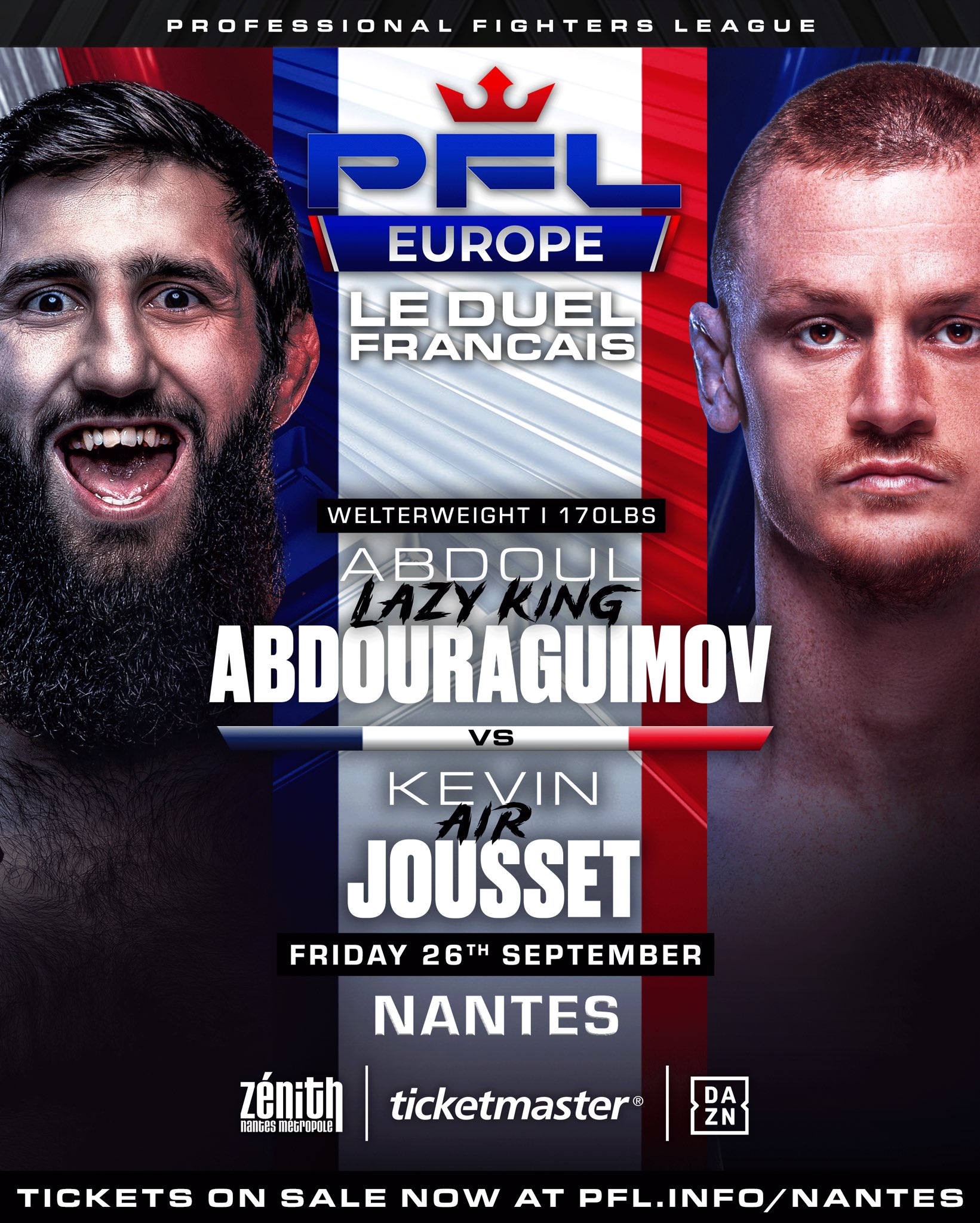 PFL Europe 2 2025 - Abdouraguimov vs. Jousset - Abdoul Abdouraguimov vs Kevin Jousset
