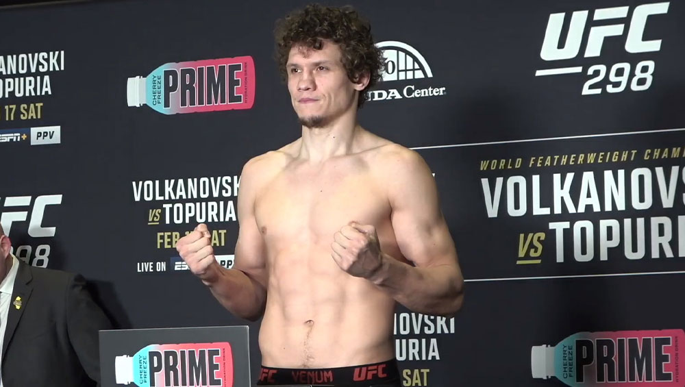 Roman Kopylov poses for a portrait during a UFC photo session on