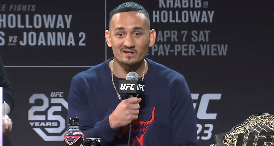 Max Holloway Blessed