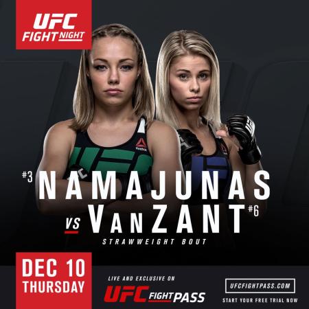UFC FIGHT NIGHT 80 - NAMAJUNAS VS. VANZANT