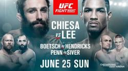 UFC FIGHT NIGHT 112 - CHIESA VS. LEE