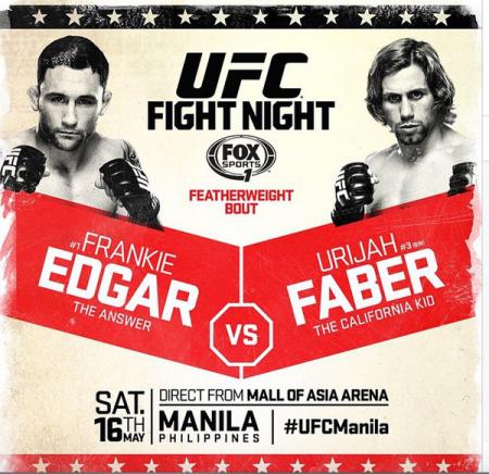 UFC FIGHT NIGHT 66 - EDGAR VS. FABER