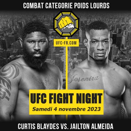 UFC ON ESPN+ 89 - BLAYDES VS. ALMEIDA