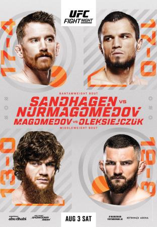 UFC ON ABC 7 - SANDHAGEN VS. NURMAGOMEDOV
