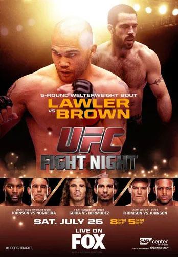 UFC ON FOX 12 - LAWLER VS. BROWN