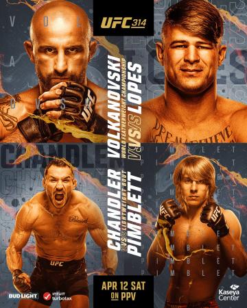 UFC 314 - VOLKANOVSKI VS. LOPES