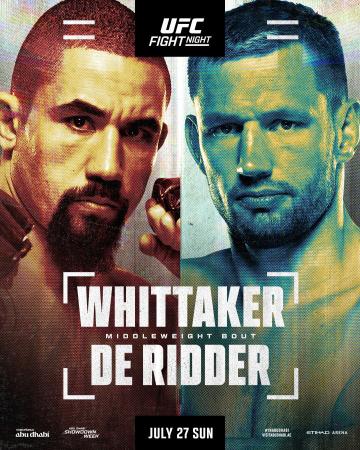 UFC ON ABC 9 - WHITTAKER VS. DE RIDDER