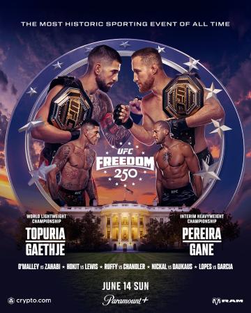 UFC FREEDOM 250 - TOPURIA VS. GAETHJE