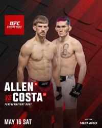 UFC FIGHT NIGHT 276 - ALLEN VS. COSTA