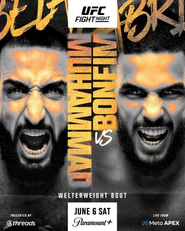 UFC FIGHT NIGHT 278 - MUHAMMAD VS. BONFIM