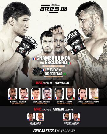 Ares 16 - Chamsoudinov vs. Escudero
