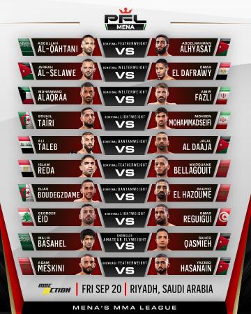 PFL MENA 3 2024 - Playoffs