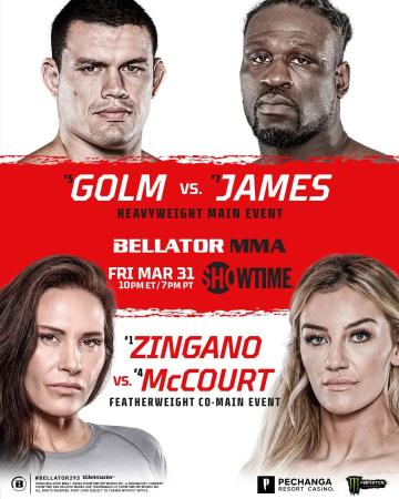 Bellator 293 - Golm vs. James