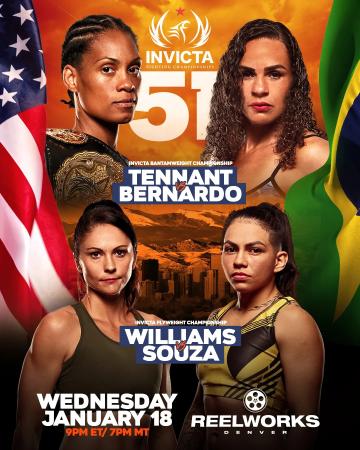 Invicta FC 51 - Tennant vs. Bernardo