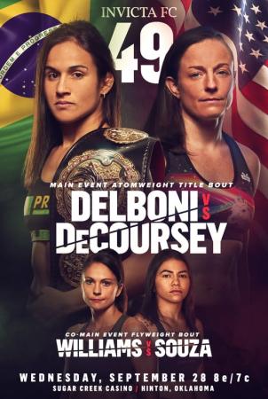 Invicta FC 49 - Delboni vs. DeCoursey