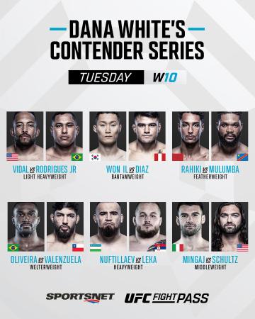 Contender Series 2025 - Week 10