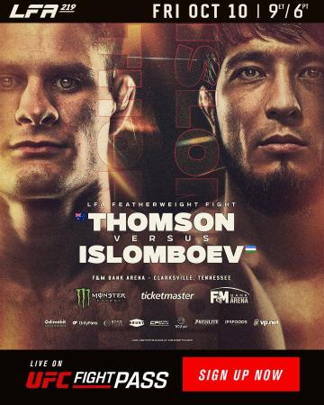 LFA 219 - Thomson vs. Islomboev