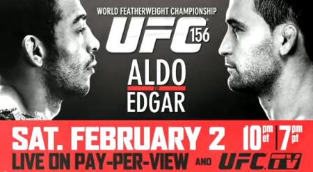 UFC 156 - ALDO VS. EDGAR