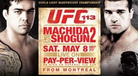 UFC 113 - MACHIDA VS. SHOGUN 2