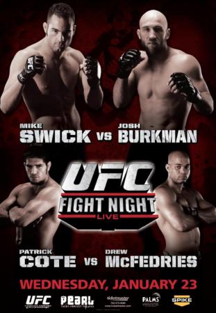 UFC FIGHT NIGHT 12 - SWICK VS. BURKMAN