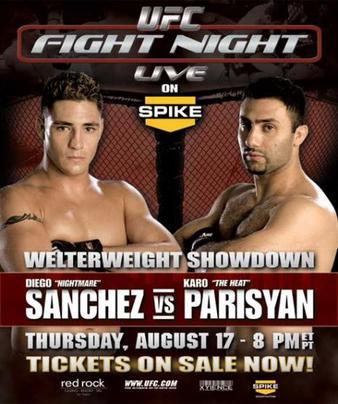UFC FIGHT NIGHT 6 - SANCHEZ VS. PARISYAN