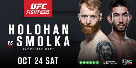 UFC FIGHT NIGHT 76 - HOLOHAN VS. SMOLKA