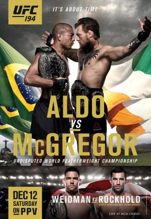UFC 194 - ALDO VS. MCGREGOR