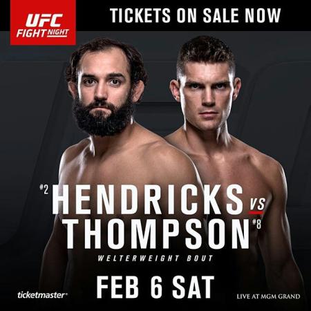 UFC FIGHT NIGHT 82 - HENDRICKS VS. THOMPSON