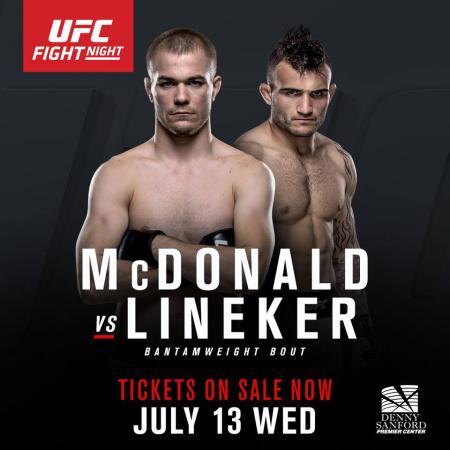 UFC FIGHT NIGHT 91 - MCDONALD VS. LINEKER
