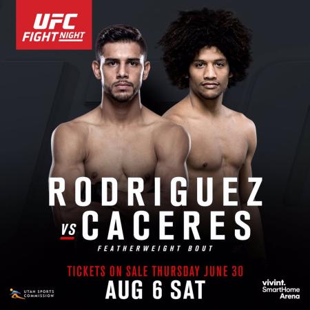 UFC FIGHT NIGHT 92 - RODRIGUEZ VS. CACERES