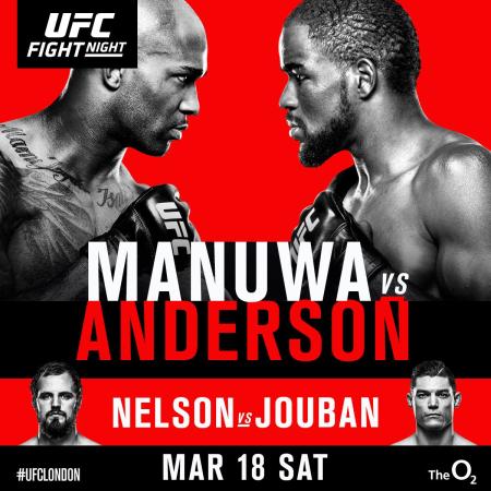 UFC FIGHT NIGHT 107 - MANUWA VS. ANDERSON