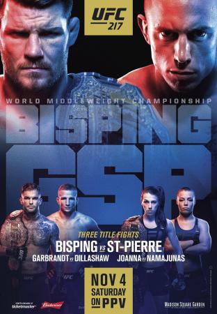 UFC 217 - BISPING VS. ST-PIERRE