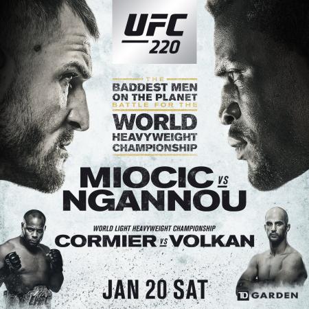 UFC 220 - MIOCIC VS. NGANNOU
