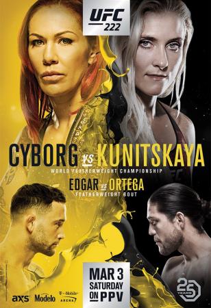 UFC 222 - CYBORG VS. KUNITSKAYA
