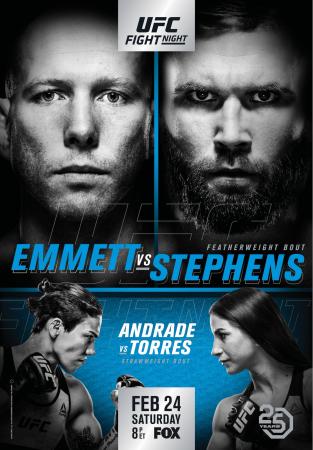 UFC ON FOX 28 - STEPHENS VS. EMMETT